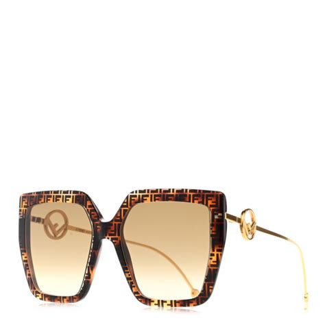 FENDI Metal Acetate F is Fendi Butterfly Sunglasses 